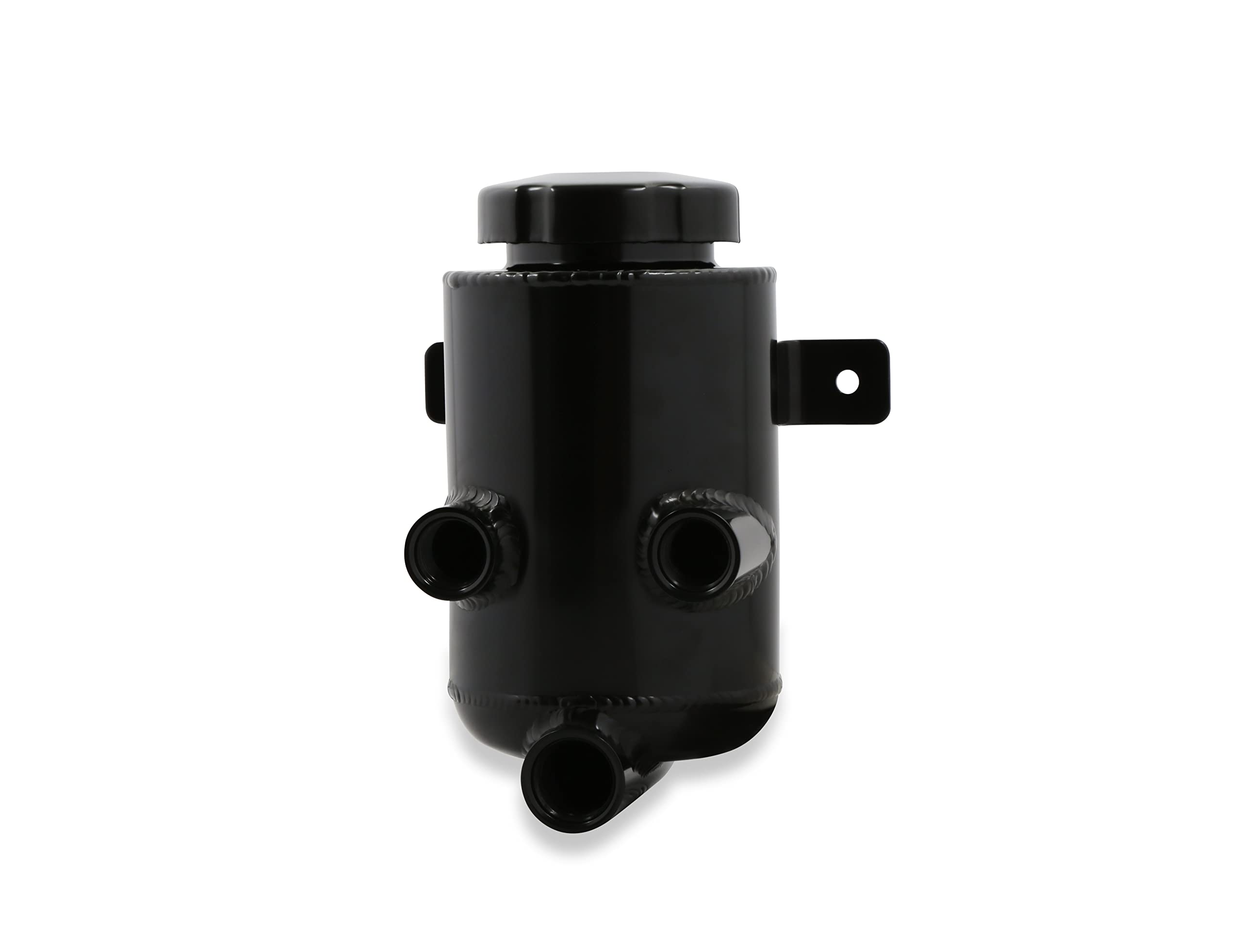 198-212 Holley Power Steering Remote Reservoir Black Aluminum