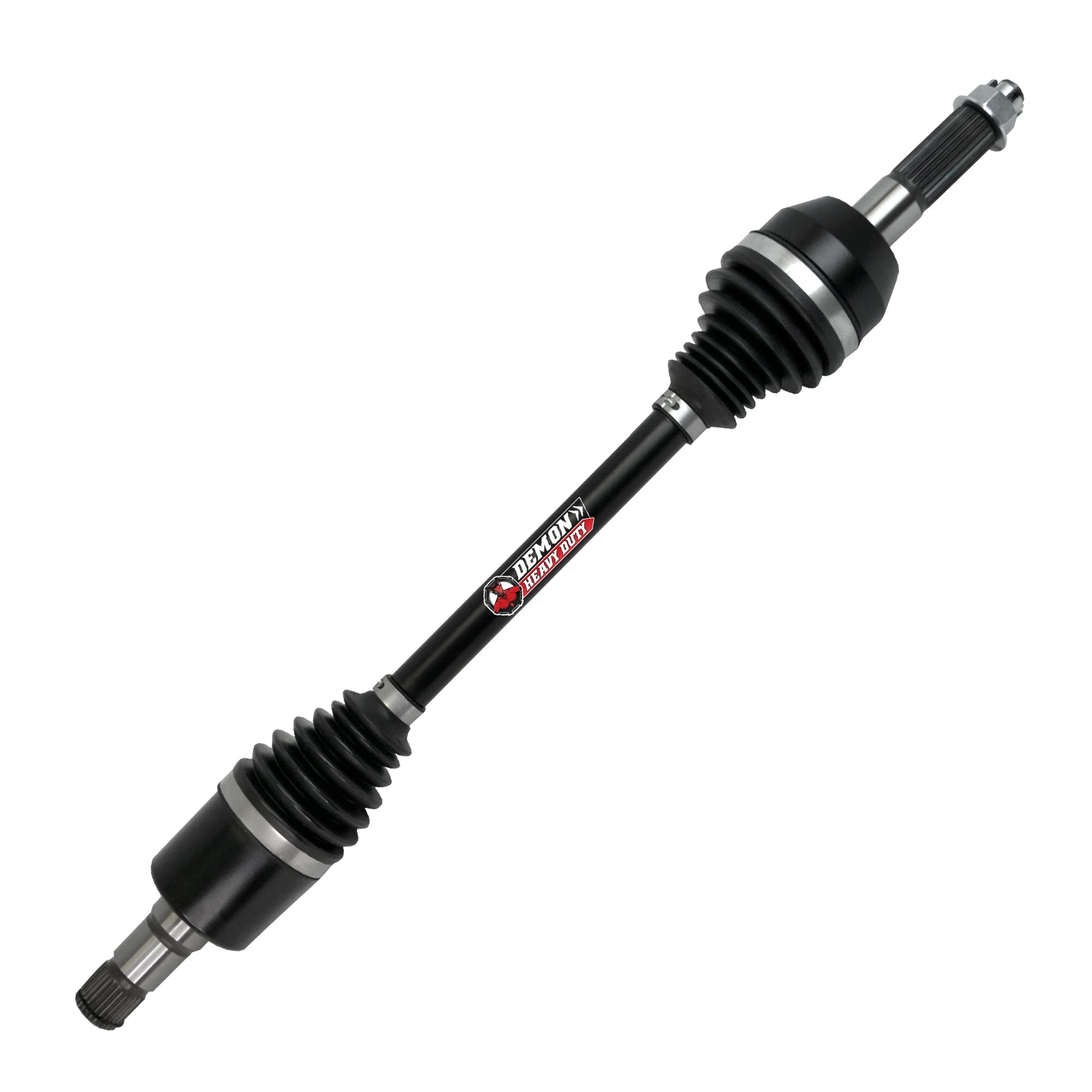 Demon Powersports Heavy Duty Rear Right Axle (2007-2017) Polaris Ranger 500/700/800, In 4340 Chromoly Steel, In Dual Heat Treated Strength, Gives Wider Angles & In Molybdenum Grease Precision
