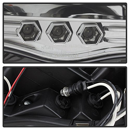 Dodge Ram 1500/2500/3500 Chrome Halogen LED Projector Headlight Spyder Auto PRO-YD-DR02-HL-C