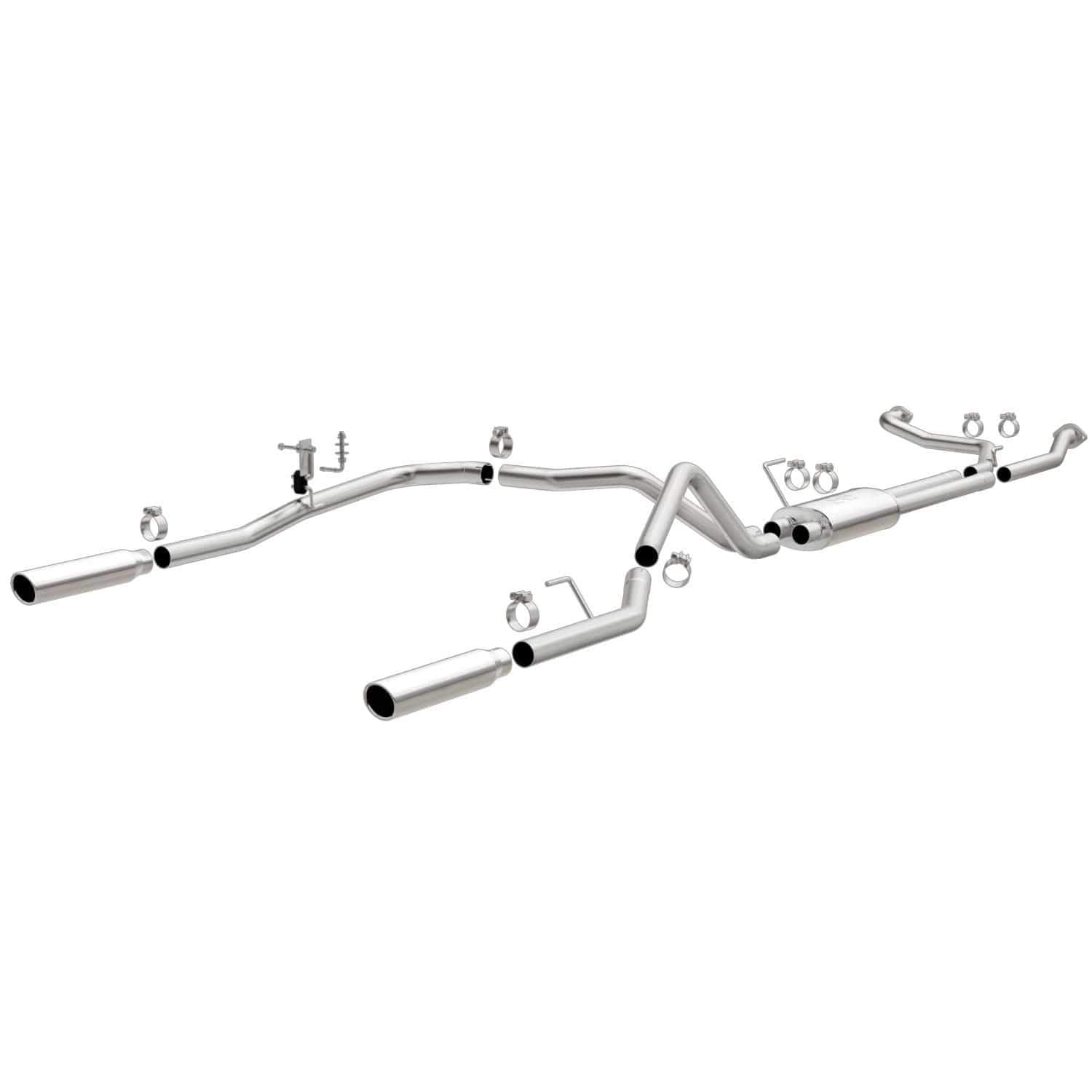 Performance Exhaust System MagnaFlow 15582: Cat-Back, Street Series, For 2007-2015 Nissan Titan