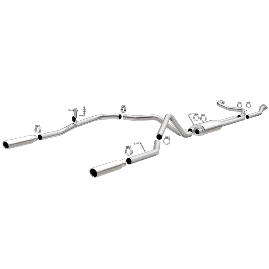 Performance Exhaust System MagnaFlow 15582: Cat-Back, Street Series, For 2007-2015 Nissan Titan