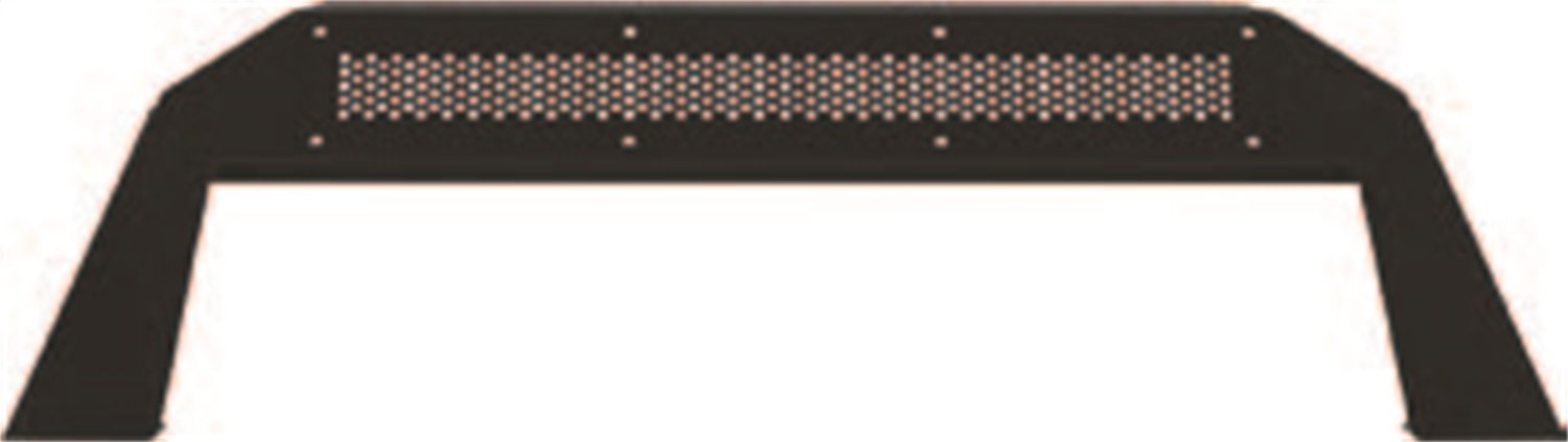 Trailline Go Rhino 10 Light Mount Bar - Angular Style | Mild Steel, Textured Black | 25101T | Fits Go Rhino Trailline Front Bumpers (230111T, 230116T, & 230121T)