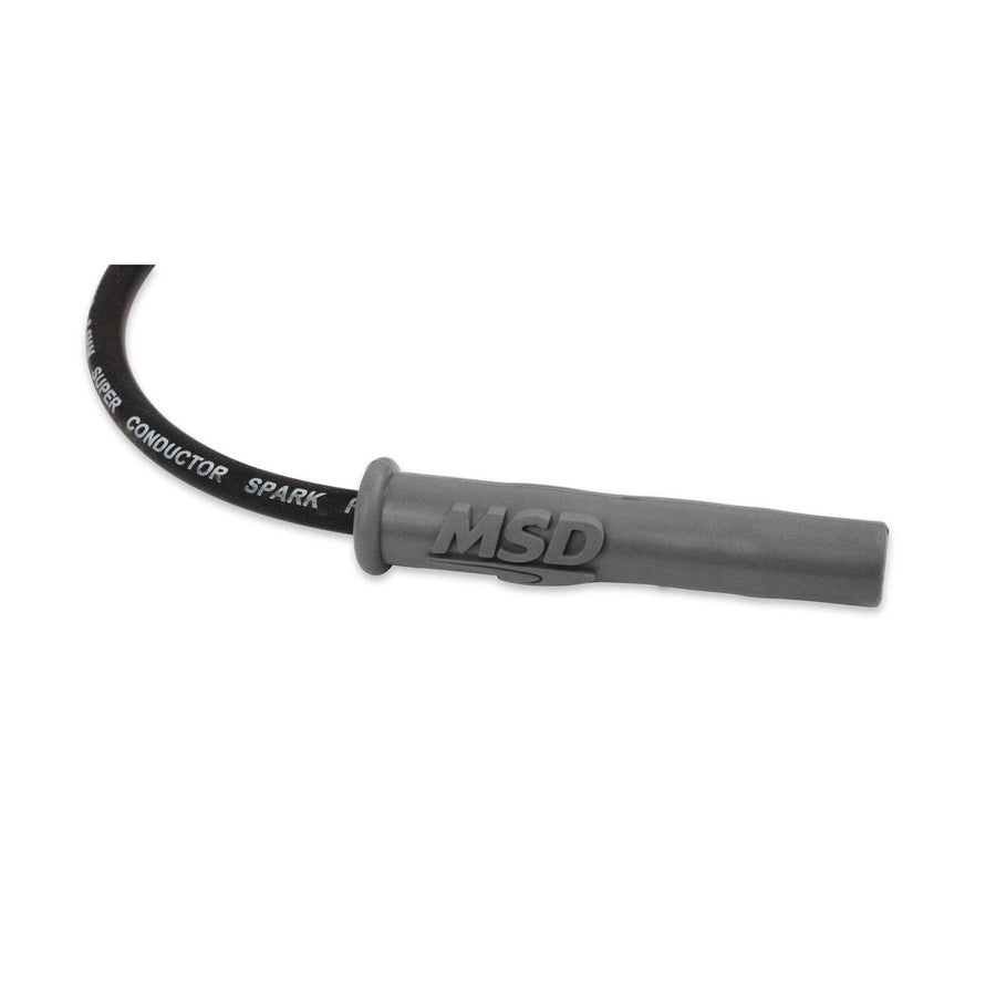 Black MSD 31633 Super Conductor Spark Plug Wire Set