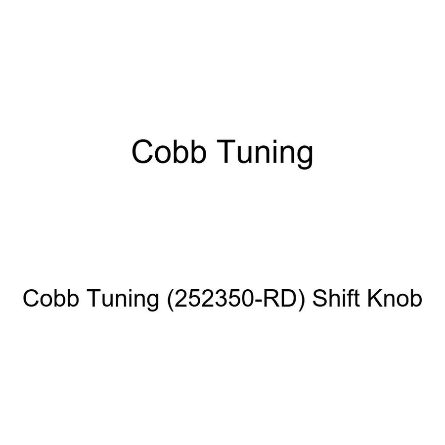Shift Knob Cobb Tuning (252350-RD
