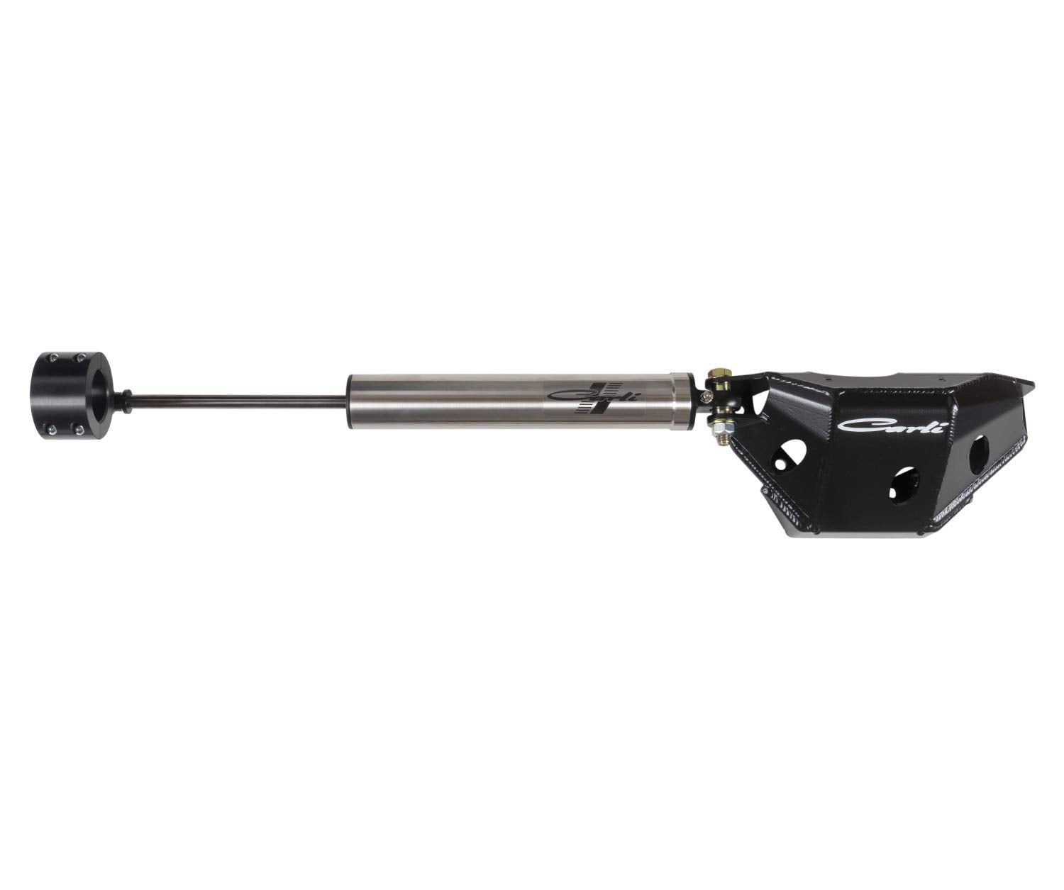 Low-Mount Carli Steering Stabilizer, w/Differential Guard, 2005-22 Ford F250/350