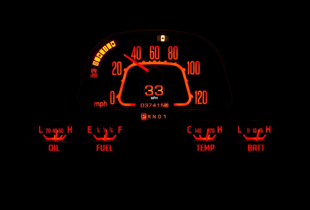 Dakota Digital Compatible with 1962-84 Toyota FJ RTX-62T-FJ-X Retrotech Analog Gauge Instrument System