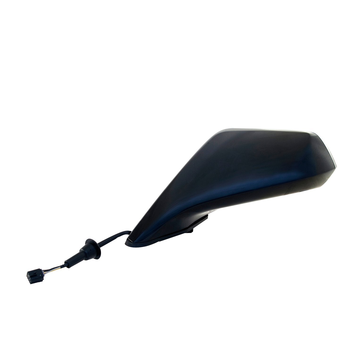 Driver Side Fit Mirror for Chevrolet Camaro Coupe, Convertible, Black PTM, Non-Foldaway, w/o auto dimming, Heated Power