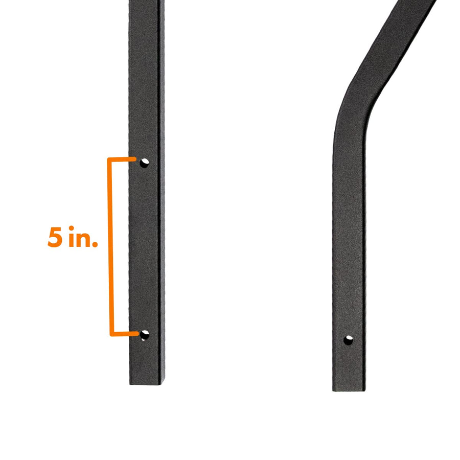 3 Step Handrail for MORryde Step Above 1st Generation RV Entry Step, Black STP214-029H