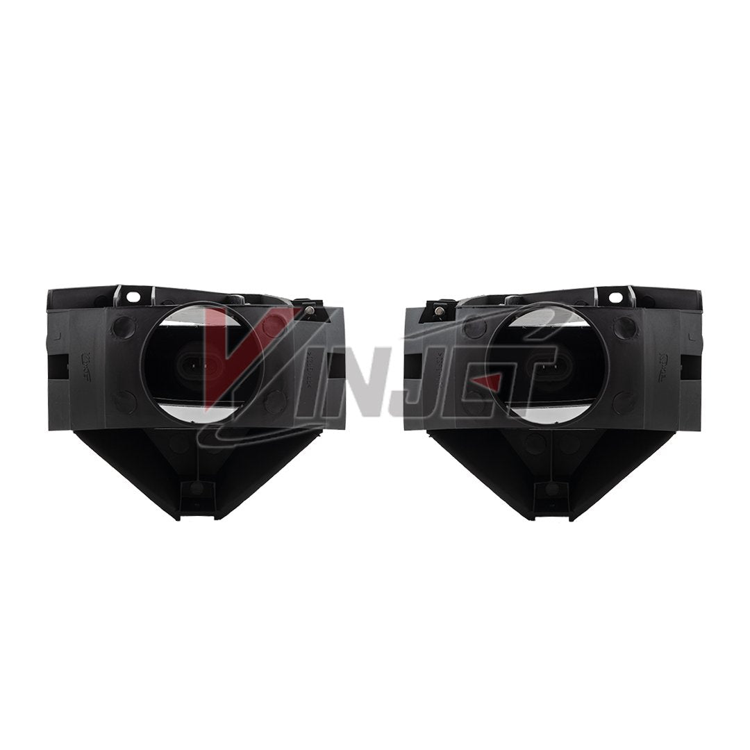 Winjet Fog Light WJ30-0559-09 Replacement Pair Left & Right Driver Passenger Side OE Style & Fitment Bulbs Included for 1999-2004 Ford Mustang - Clear Lens