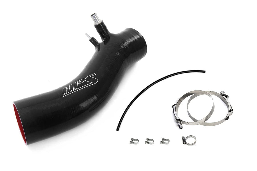 Black HPS Silicone Air Intake Hose Kit Compatible for 2010-2024 Toyota 4Runner 2010-2014 Toyota FJ Cruiser 4.0L V6, 57-2046-BLK
