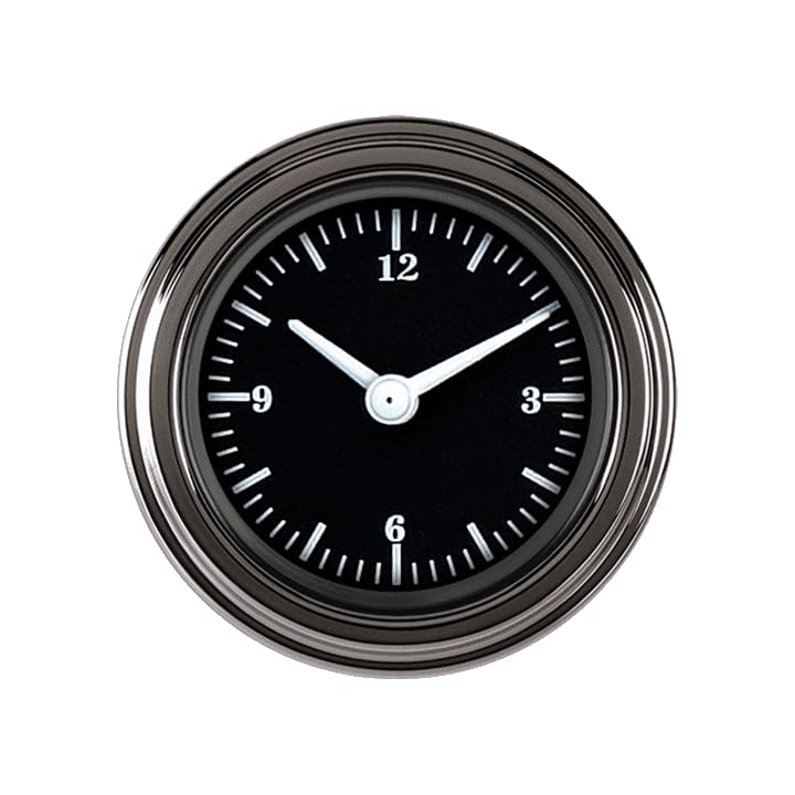 Hot Rod Classic Instruments HR90SLF 2 1/8" Clock