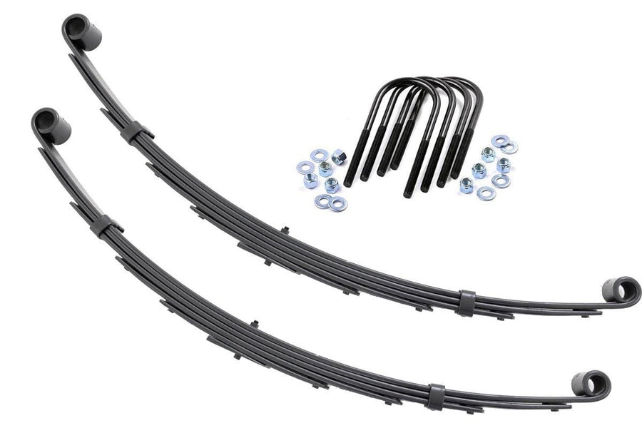 6" Rough Country Front Leaf Springs for 73-87 GMC C15/K15 Truck - 8015Kit