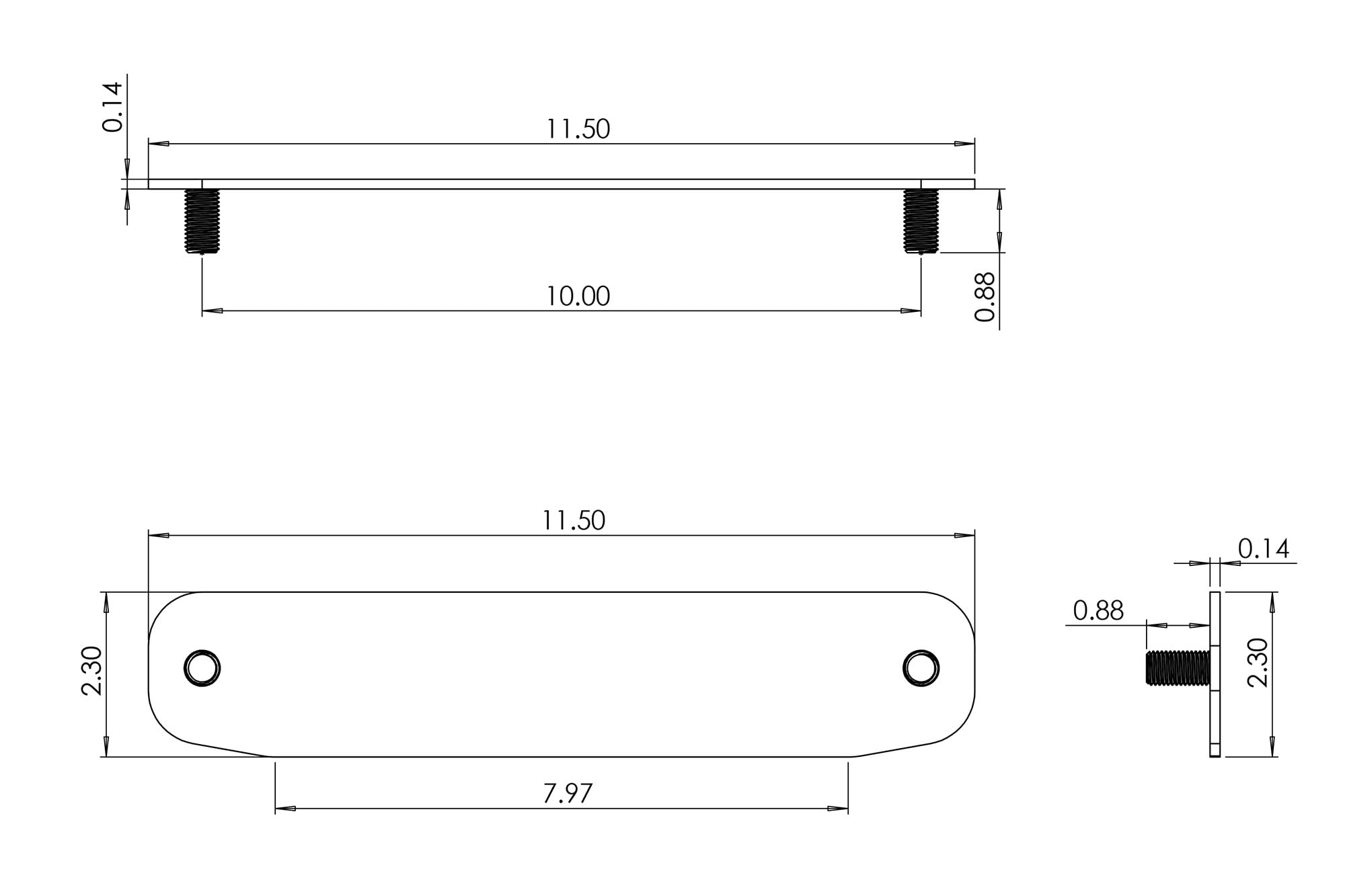 Winch Fairlead Cover Plate DV8 Offroad | Covers Fairlead Hole when Not Using a Winch | Compatible w/ DV8 Bumpers or Bumpers w/Hawse Style Fairlead Mounts | Steel Design | Black Powder Coated Finish