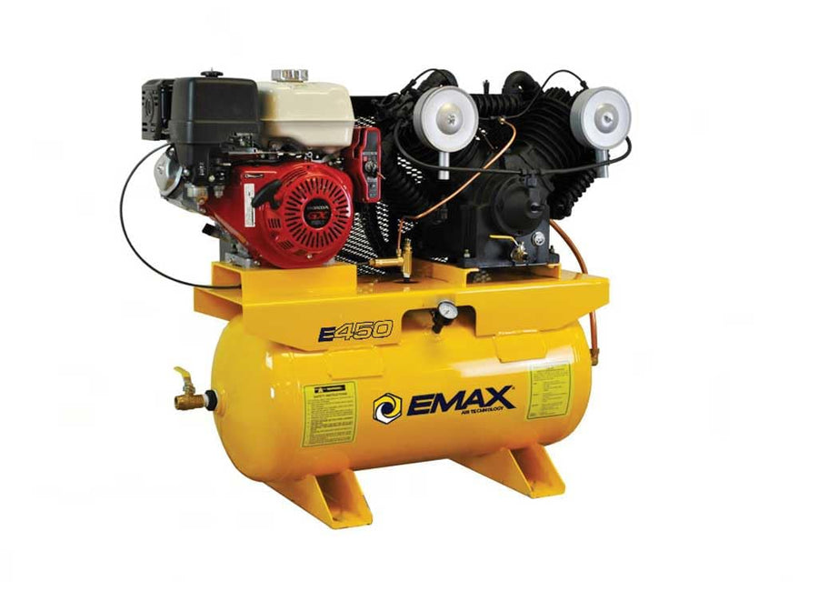 EMAX Truck Mount EGES1330ST Stationary Gas Air Compressor, 1 Pack