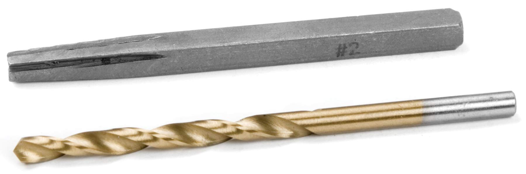 W8664 Performance Tool #2 Screw Extractor with 7/64-Inch Drill Bit for Removing Stripped or Broken Screws