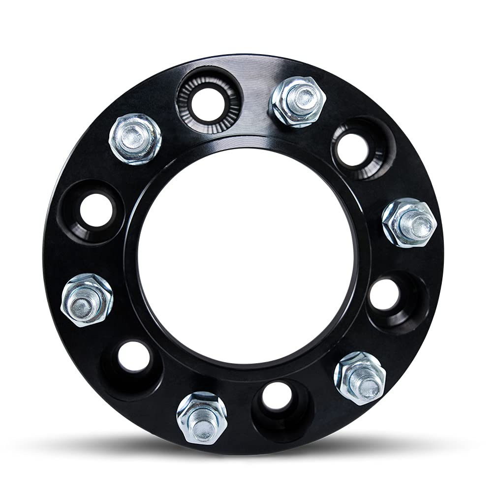 RHI Wheel Adapter Automotive Compatible with 1988-2020 GMC/Chevy 1500-6X5.5 to 6X5.5 78.1mm 1.5" 14X1.5 Twin Packed