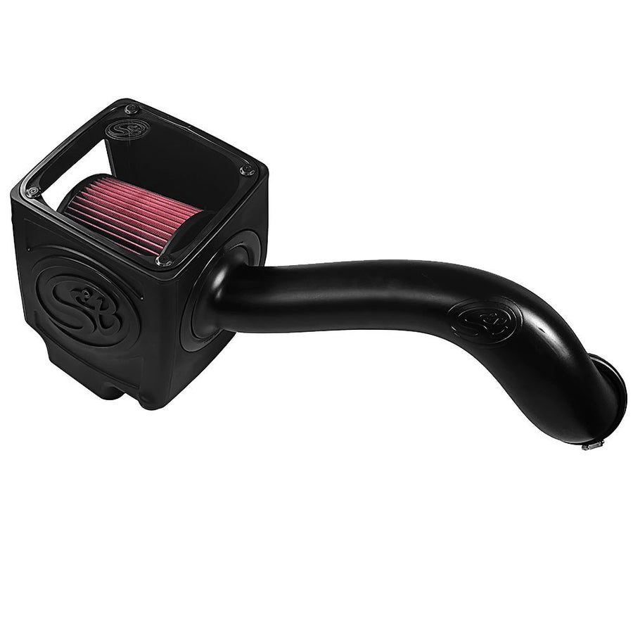 Cold Air Intake S&B Filters 75-5110 For 2016-2019 Silverado/Sierra 2500/3500 6.0L (Oiled Cleanable, 8-ply Cotton Filter)
