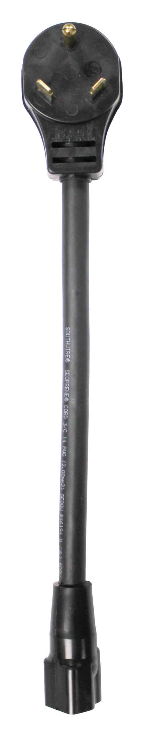Surge Guard 30AM15AF12 RV Power Cord Adapter - 15 Amp Female 30 Amp Male, 12"