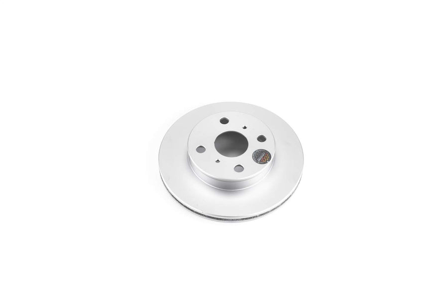 Power Stop Evolution Coated Front Brake Rotor For Geo Prizm 1990-1992, Toyota Corolla JBR390EVC 1988-1992 [Model Specific]