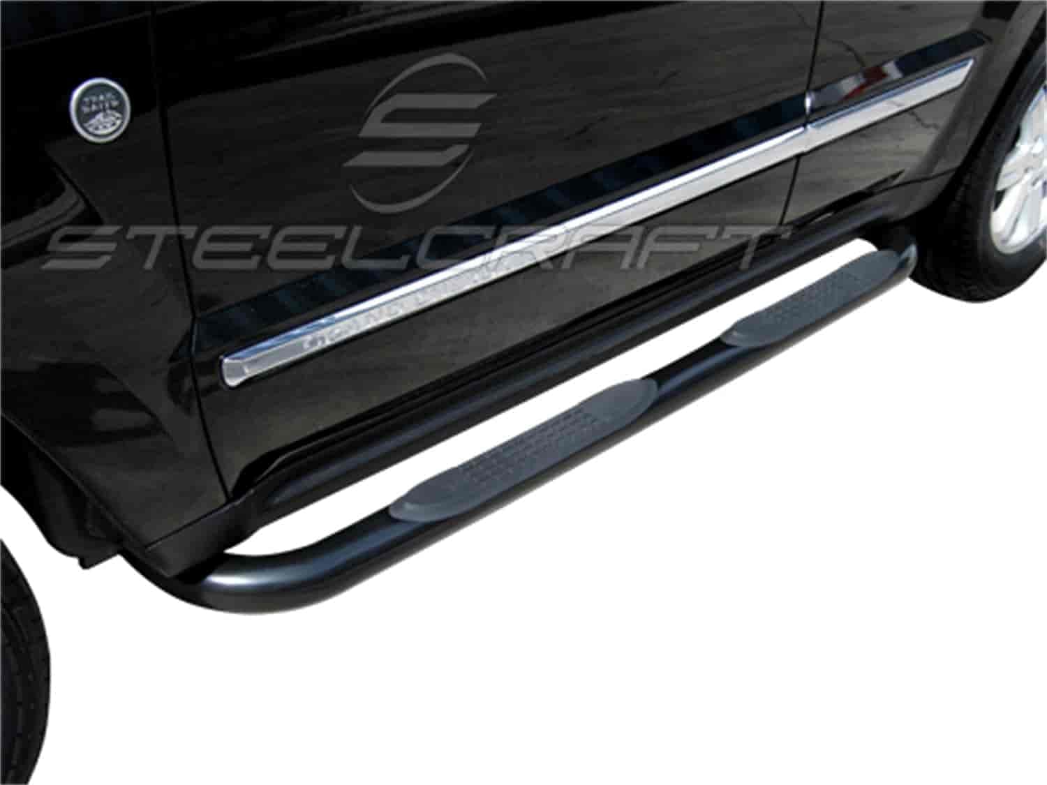 3 in. Round Side Bar Steelcraft Black Powdercoat 3 in. Round Side Bar