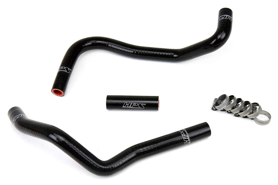 HPS Silicone Black Heater Hose Kit Compatible for 2013-2016 Scion FRS 2013-2020 Subaru BRZ 2017-2020 Toyota 86 2.0L 2022-2025 Subaru BRZ 2022-2025 Toyota GR86 2.4L, 57-1226-BLK
