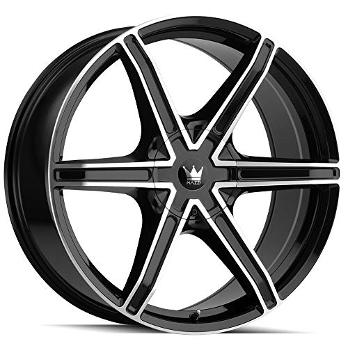 Mazzi Wheels 371 Black/Machined 371-8860B Stilts 18X8 5-110/5-127 30mm 71.5mm