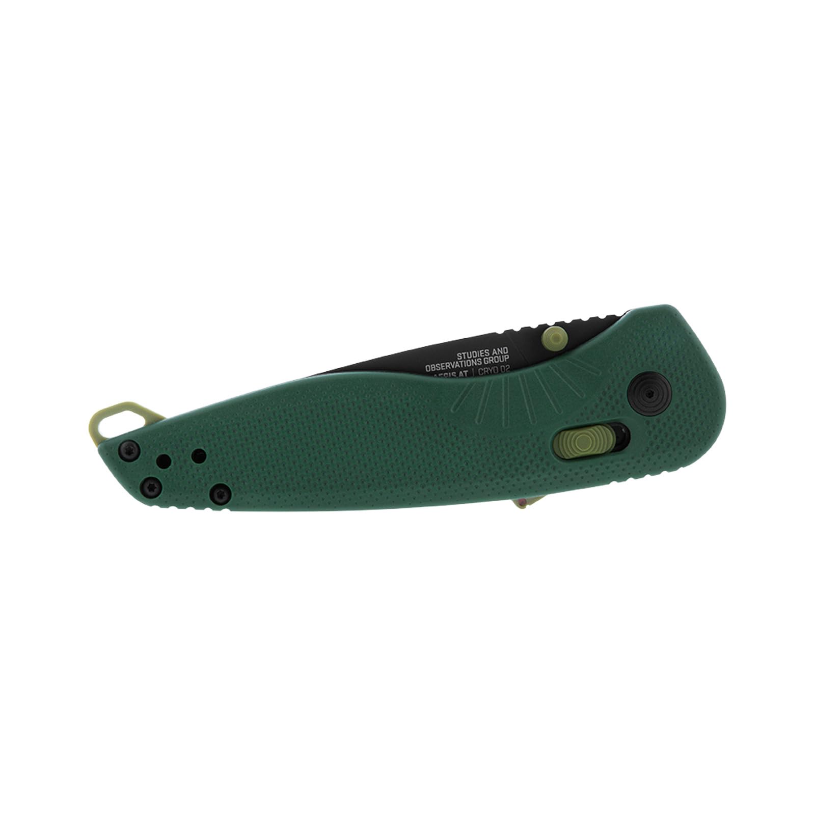 SOG Aegis Folding AT Ambidextrous Outdoor Pocket Easy to Carry Knives | CRYO D2 Stainless Steel Blade | AT-XR Lock, Forest/Moss
