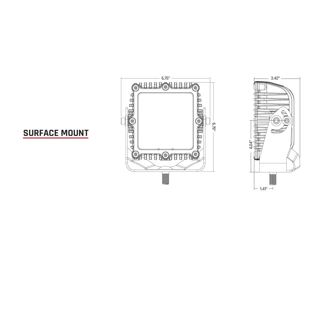 103833-Q-Series RIGID INDUSTRIES Cover Amber