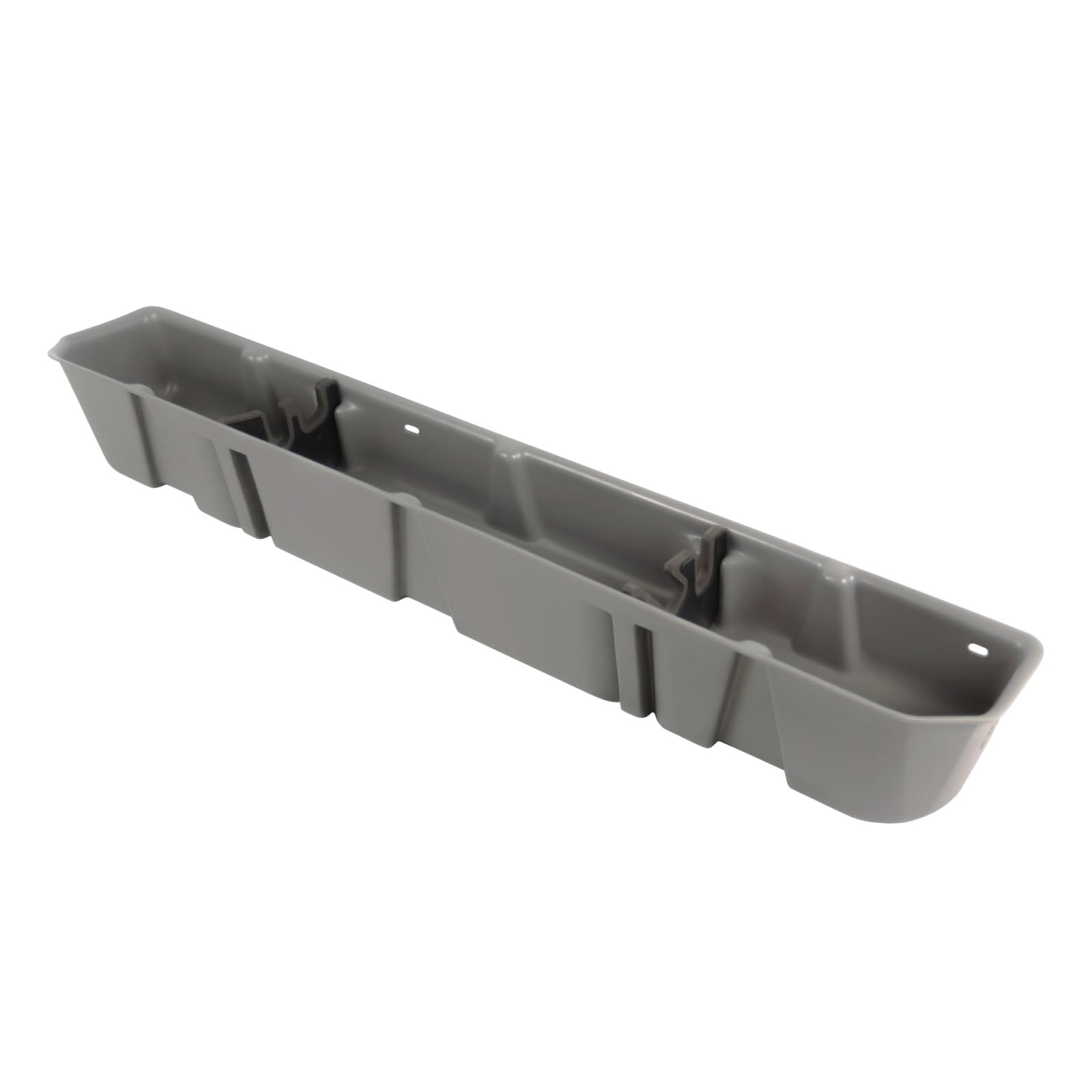 Under Seat Storage DUHA 20107 fits 2015-2025 Ford F150 SuperCab & 2017-2025 Ford F250 F350 F450 F550 SuperCab | Light Gray Heavy-Duty Back Seat Organizer | Includes Dividers