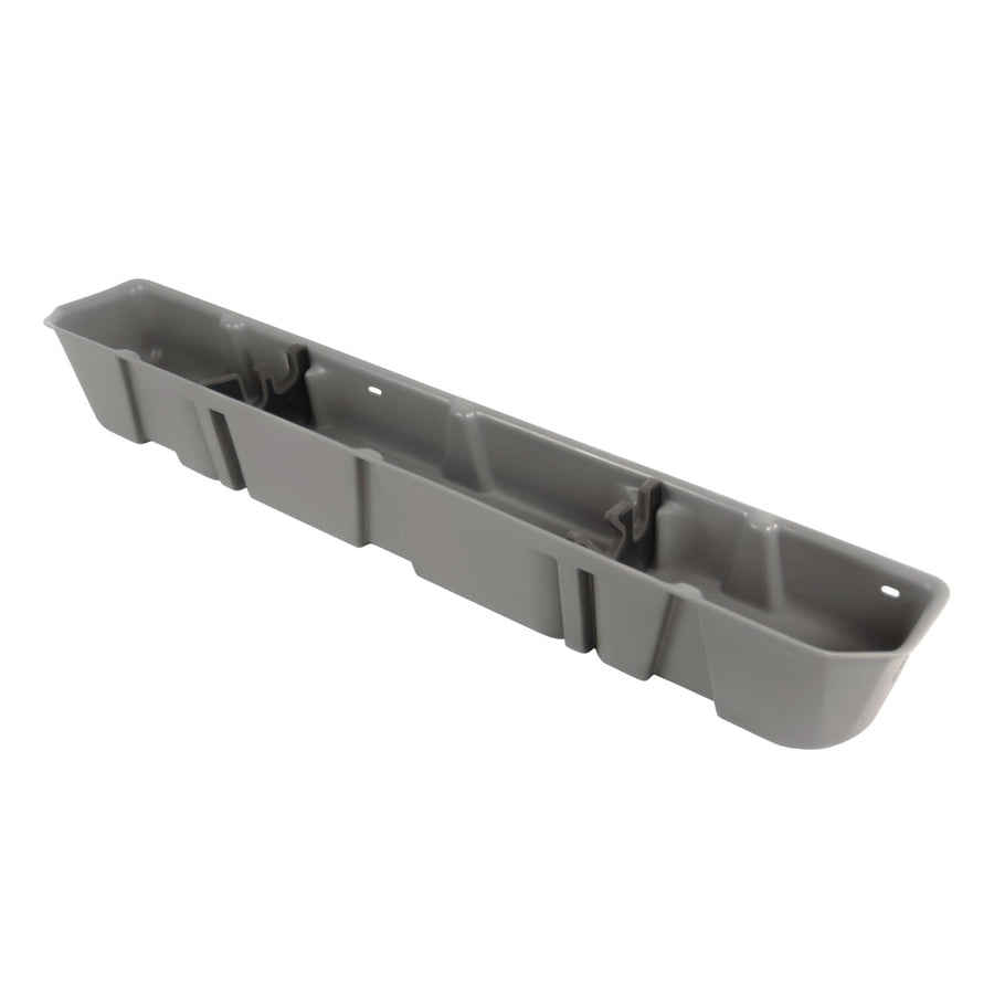 Under Seat Storage DUHA 20107 fits 2015-2025 Ford F150 SuperCab & 2017-2025 Ford F250 F350 F450 F550 SuperCab | Light Gray Heavy-Duty Back Seat Organizer | Includes Dividers