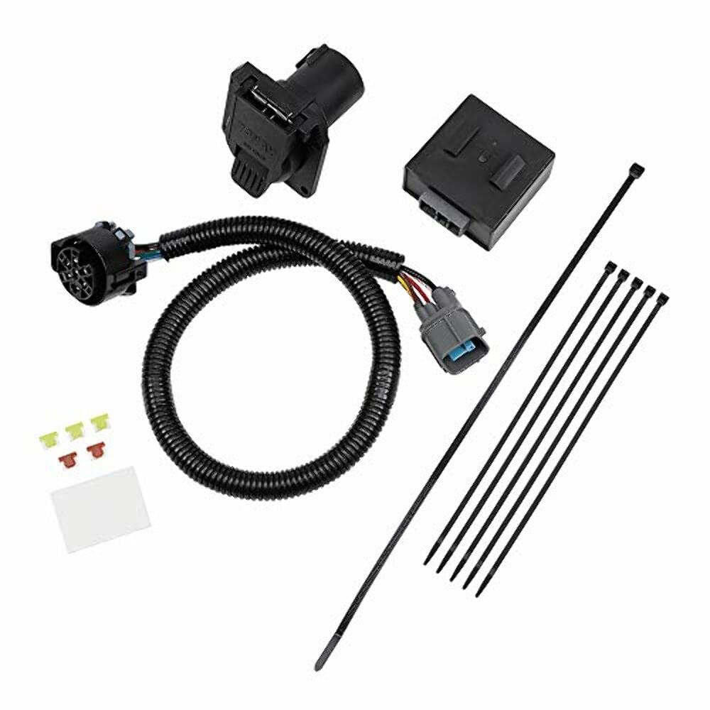Tekonsha Tow Harness 118288, 7-Way, w/Circuit Protected ModuLite® HD Module, Compatable with 2017-2023 Honda Ridgeline Black