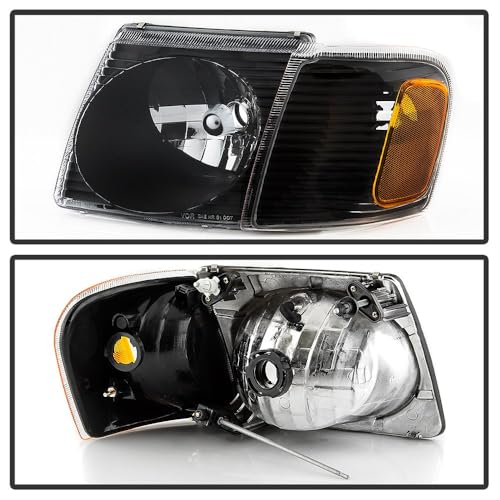 OEM Style Xtune Headlights (HD-JH-FEXP01-ST-BK) (Akkon)