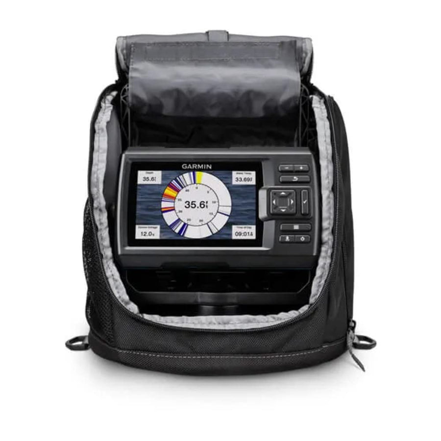 Portable Garmin Striker Vivid 5cv Ice Fishing Bundle w/GT8HW-IF
