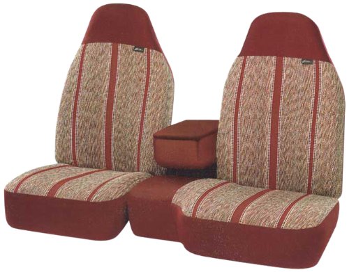 Brown Fia TR42-9 Custom Fit Rear Seat Cover Split Backrest 40/20/40 - Saddle Blanket