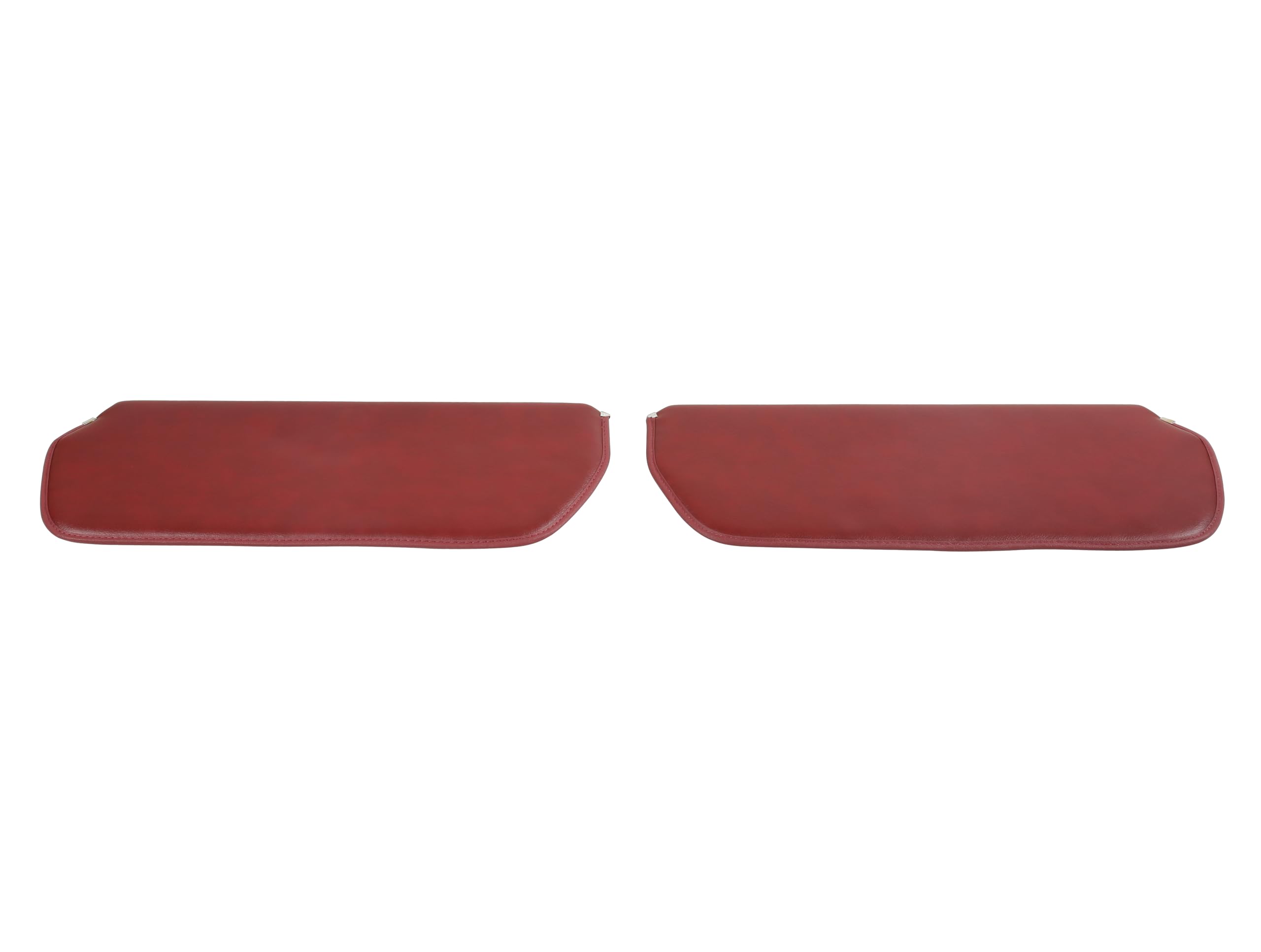 Foam Backed Vinyl Brothers Trucks 05-340 Sunvisors - Red - Pair