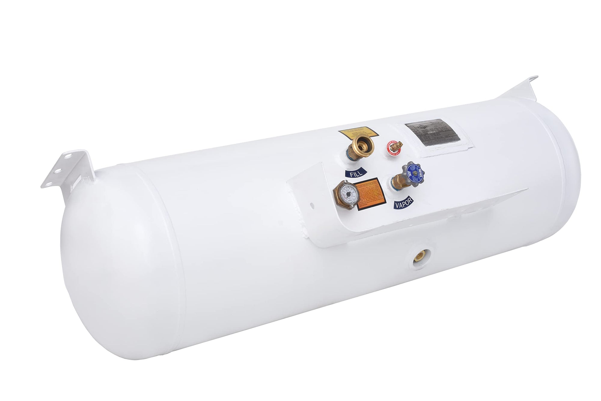 Flame King 29.3 Gallon ASME Horizontal Under Mounted RV, Van Or Trailer Propane Tank Cylinder