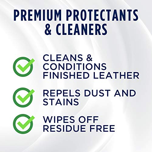 303 Products 3-In-1 Leather Complete Care - Cleans, Conditions, & Protects - Helps Prevent Fading & Cracking - Rinse Free Formula - Repels Dust, Lint, & Staining, 16 fl. oz. (30218CSR) Packaging May Vary