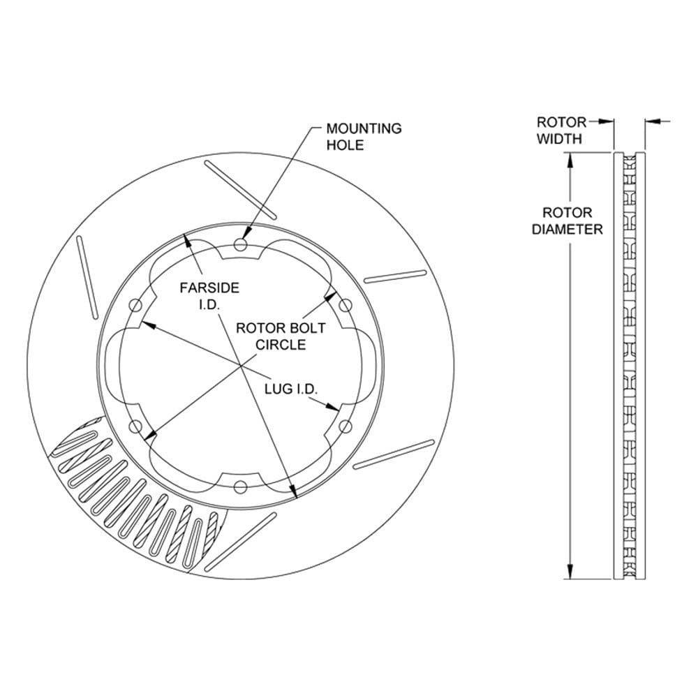 Brake Rotor Wilwood 160-12892 (Replacement), 1 Pack