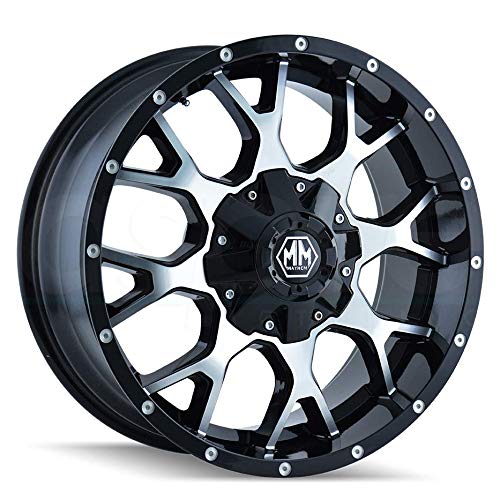 Warrior Mayhem 8015 Black Wheel with Machined Face (20x9"/12x139.7mm)