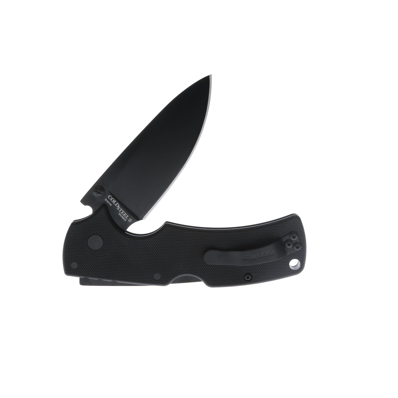 American Lawman COLD STEEL 3.5" S35VN Razor-Sharp Blade 4.625" G-10 Handle Tactical Folding Knife with Tri-Ad Lock, Ambidextrous Pocket/Belt Clip