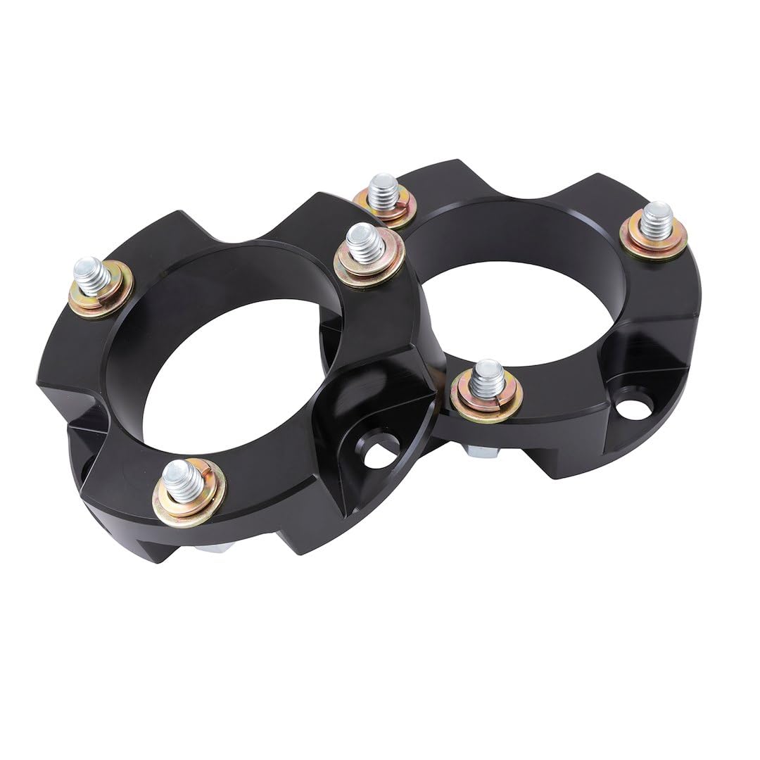 TrailFX Leveling Kit Four Wheel Drive Fits Ford Ranger 2019-2023 Front Strut Spacer 2.5 Inch Billet Aluminum with Installation Hardware TrailFX F25LL5