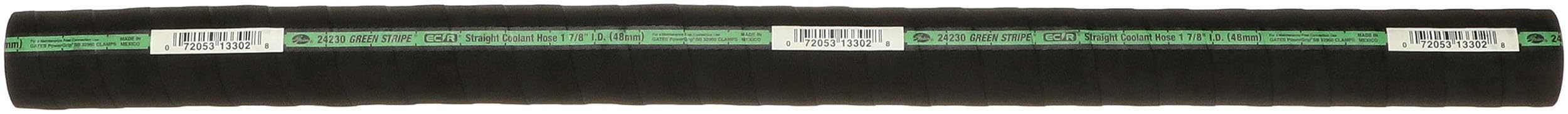 Gates Green Stripe 2-Ply Straight Coolant Hose-3' Length, Inner Diameter 1 7/8" 24230