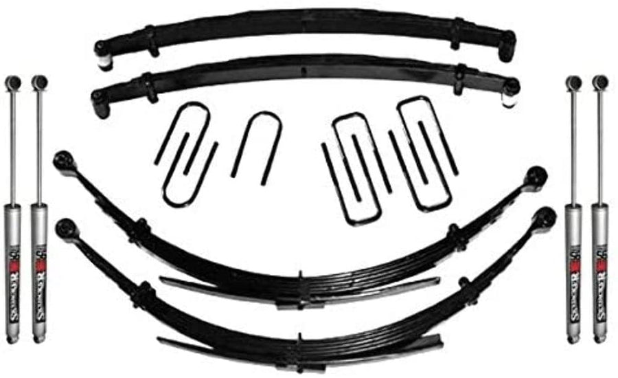 Skyjacker Suspension Lift Kit D100CDKS-M w/Shock M95 Performance Shocks 1 in. Front/0.5 in. Rear Lift