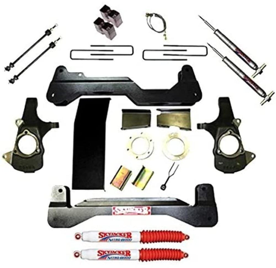 Skyjacker Suspension Lift Kit C7661PK-N w/Shock Nitro Shocks 6 in. Lift Incl. Adjustable Front Struts Rear Blocks