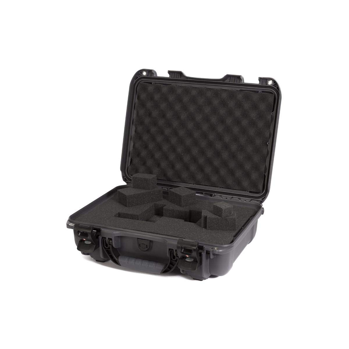 Graphite Nanuk 923 Protective Case with Cubed Foam