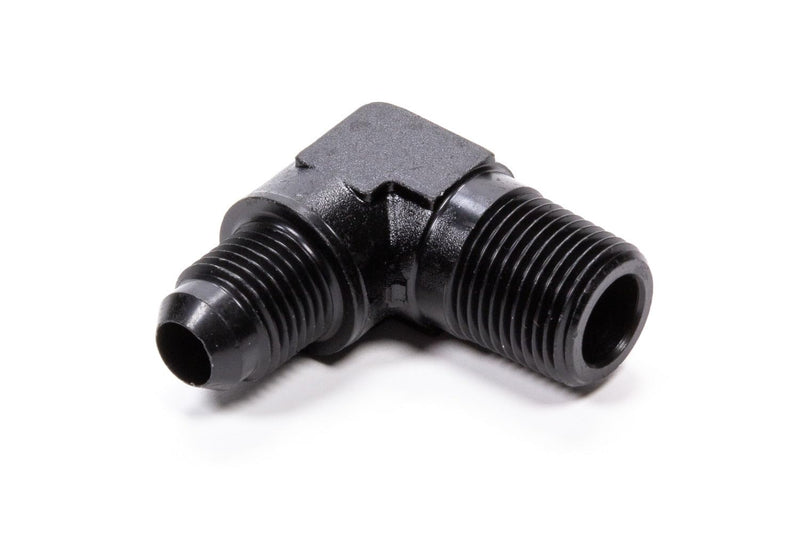 90 Degree Adapter - Black Fragola -6AN x 3/8 NPT