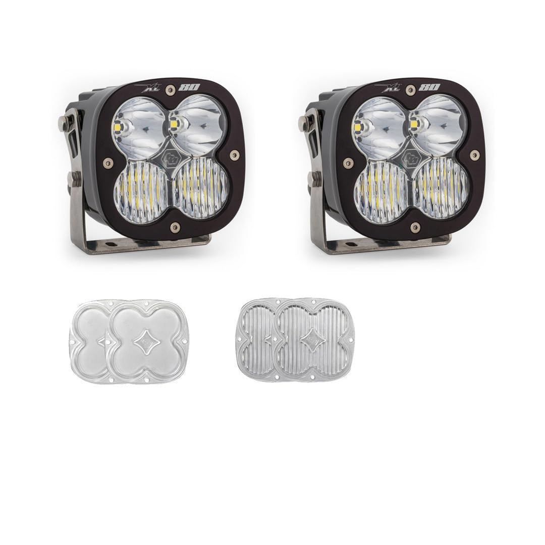 Baja Designs S1 Reverse Dual LED Light Kit for Ford Bronco Sport 2021-23 - Includes Switch Wiring Harness (Wide Cornering; Clear Lens)