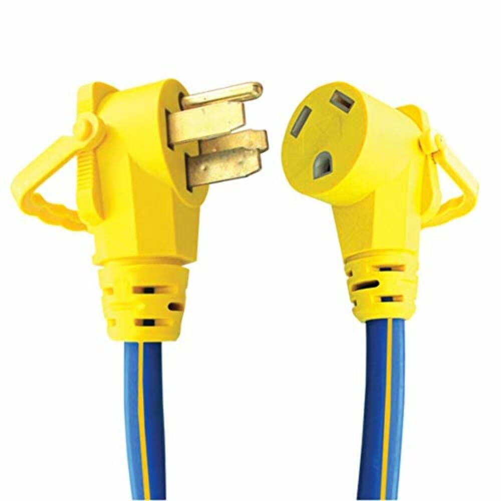 AP Products 16-00505 Unisex Adult 50M-30F Right Angle Adapter - 18", Black