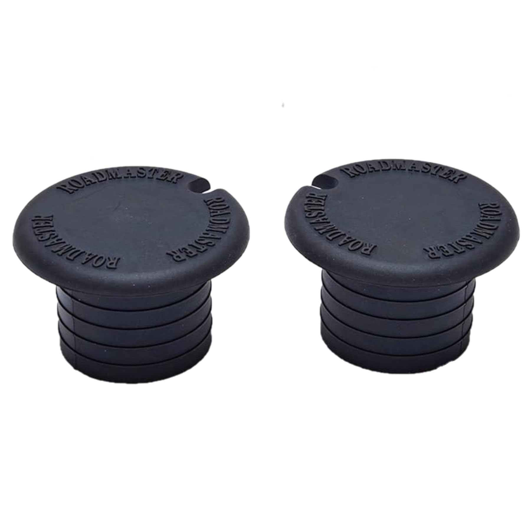 210 Roadmaster Pair of Baseplate Plugs for 1-1/2" ID Tubes | Designed for EZ Twistlock Style Baseplates with Round Tubes | Replaces Baseplate Arms When Removed |