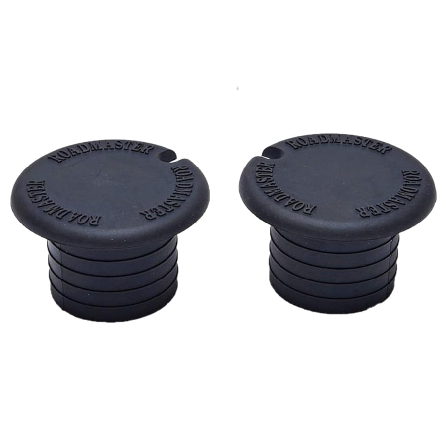 210 Roadmaster Pair of Baseplate Plugs for 1-1/2" ID Tubes | Designed for EZ Twistlock Style Baseplates with Round Tubes | Replaces Baseplate Arms When Removed |